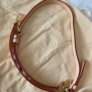 Fashion  Faux replacement real Vachetta leather strap.